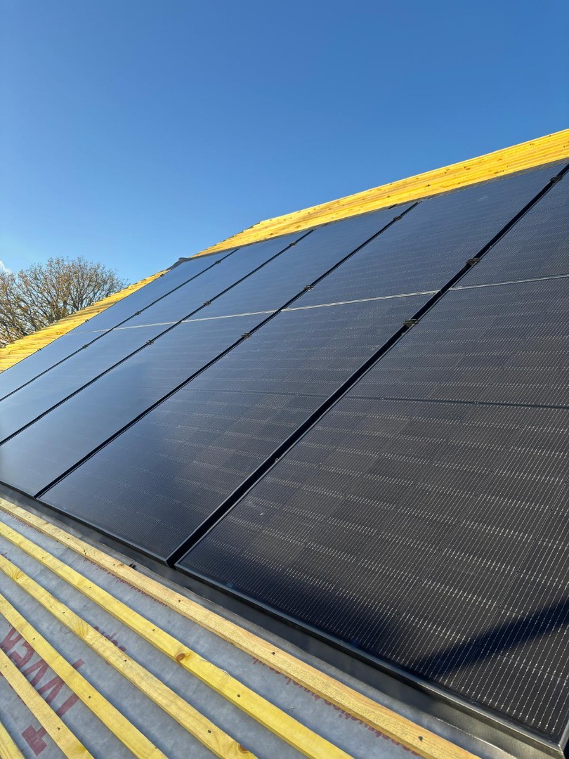Solar panels installation