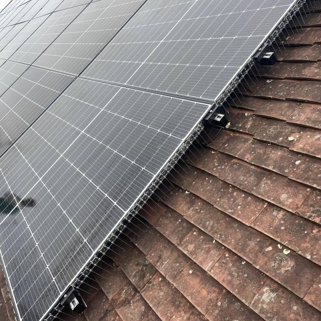 Solar panels installation
