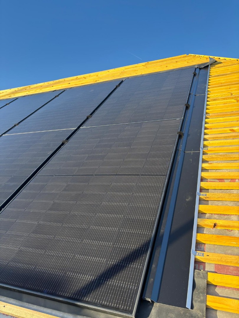 Solar panels installation