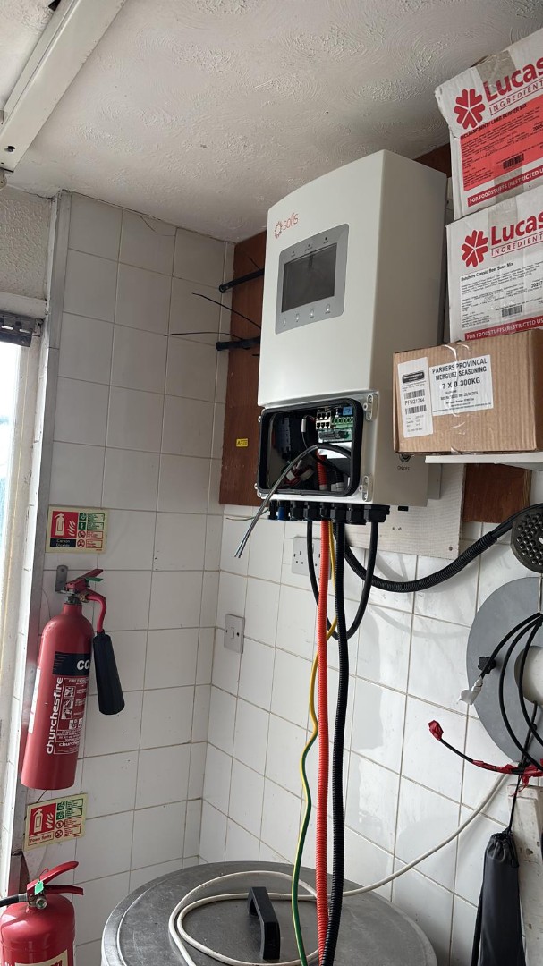 Solar panels installation