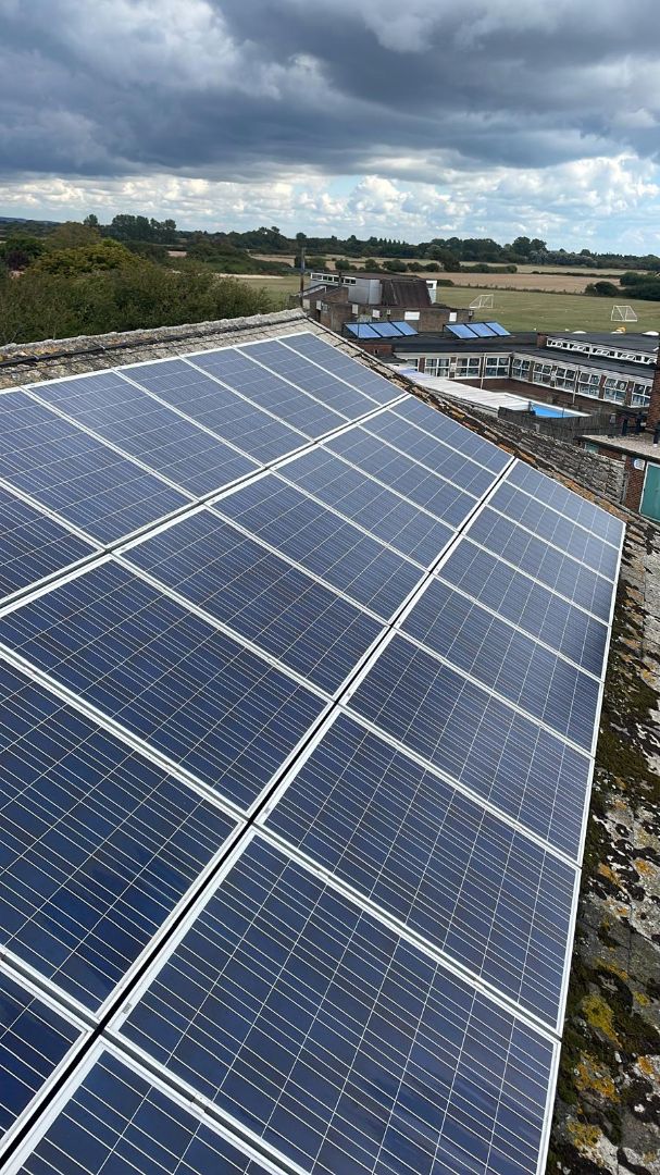 Solar panels installation