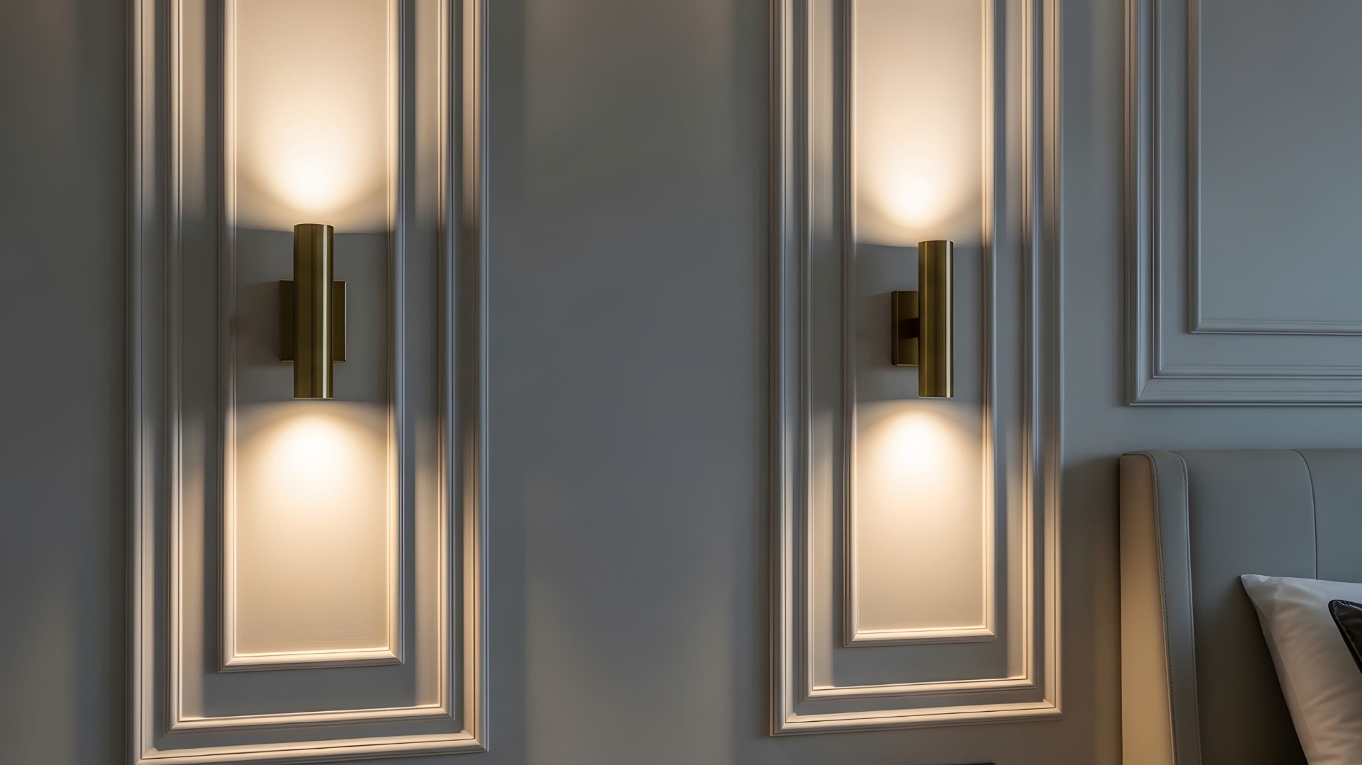 Wall sconces with warm light