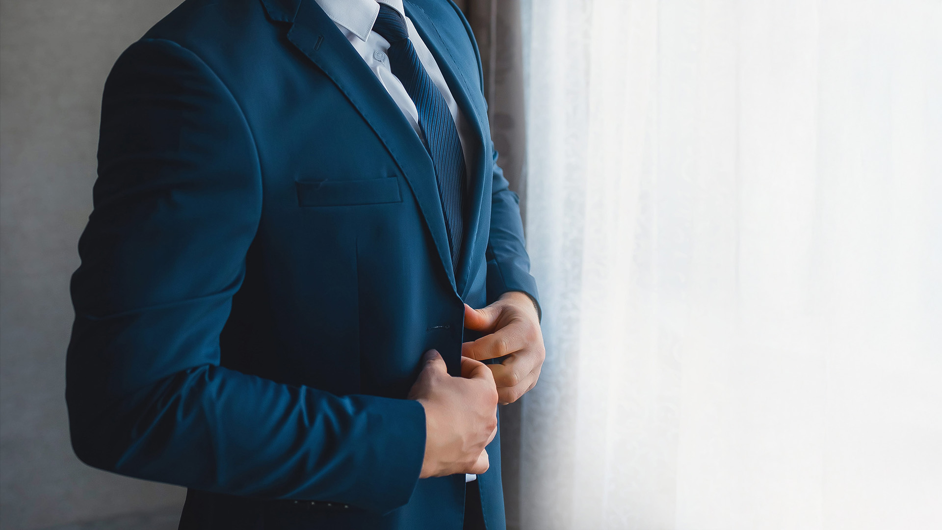 Business and serious man