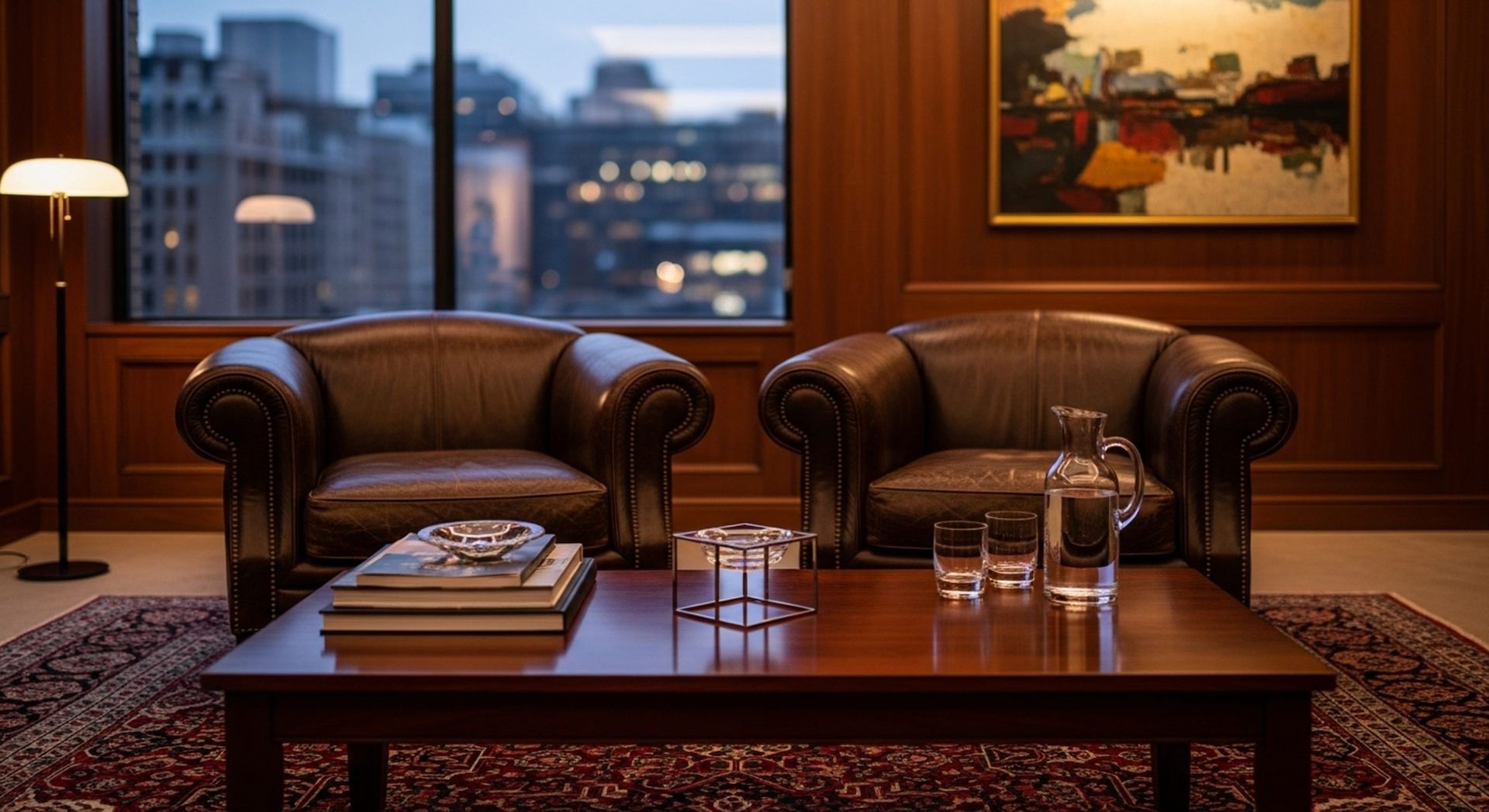 Modern corporate business interior