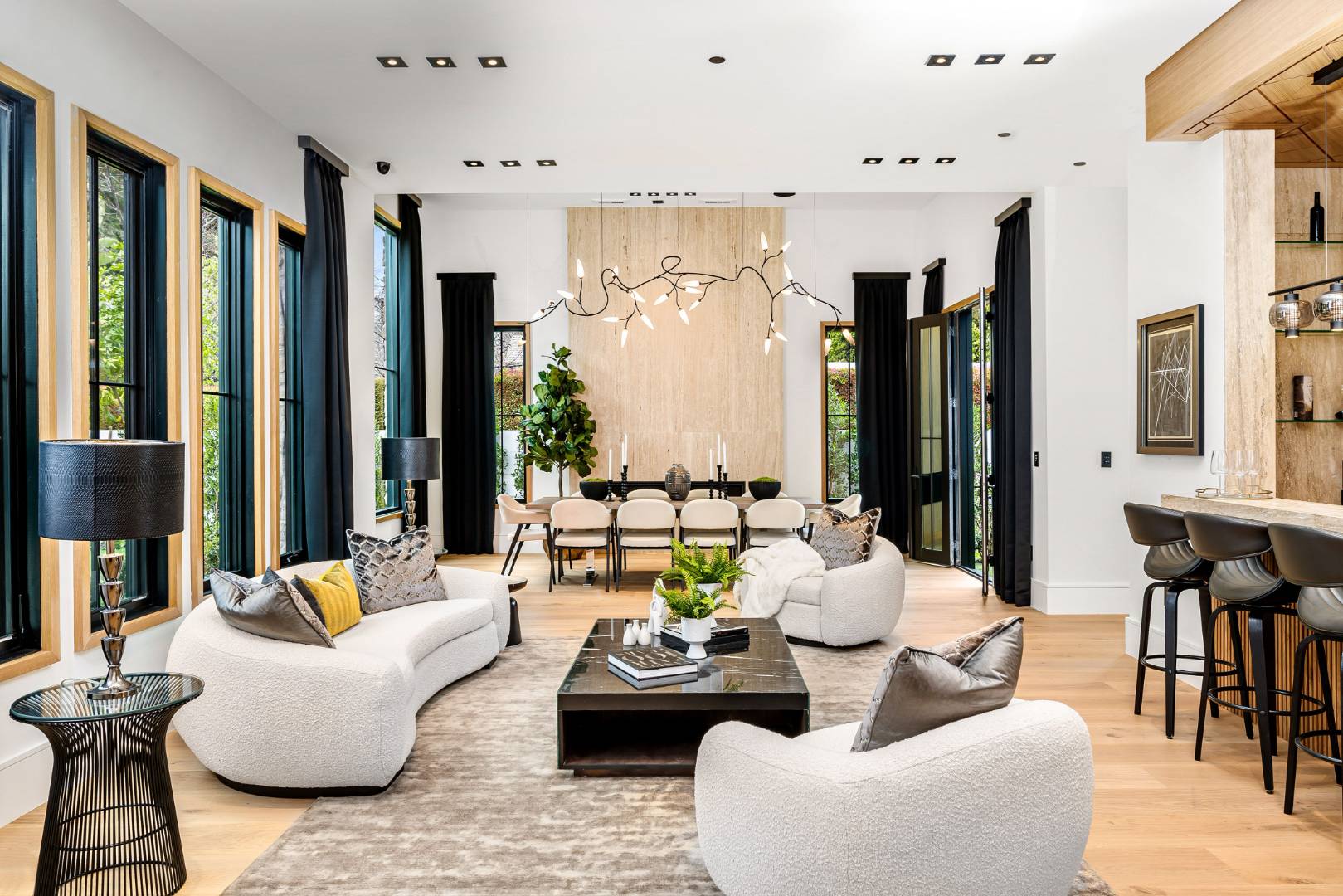 bright and airy living room