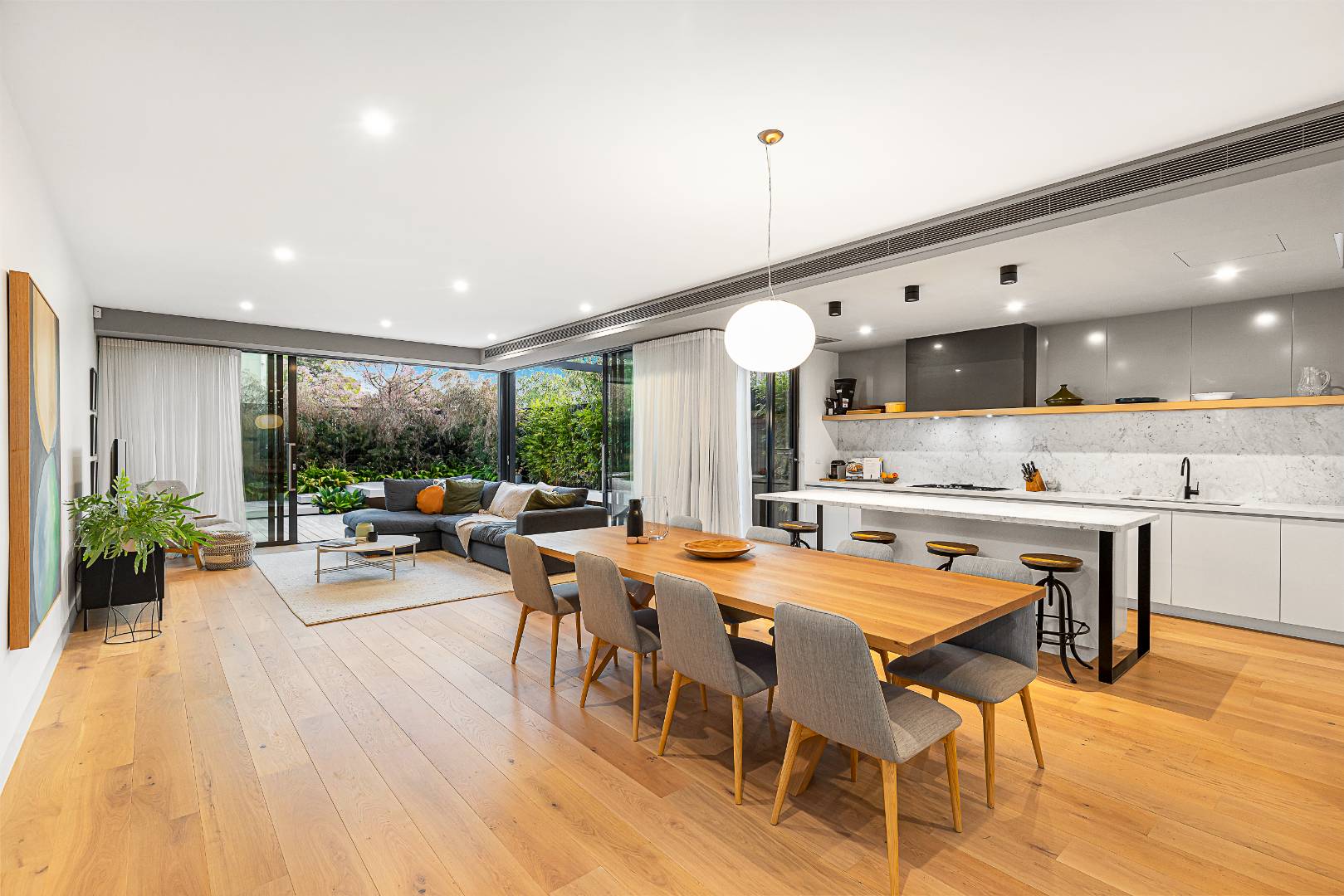 bright modern home interior