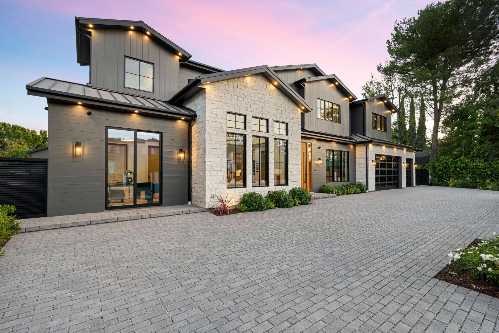 suburban home exterior