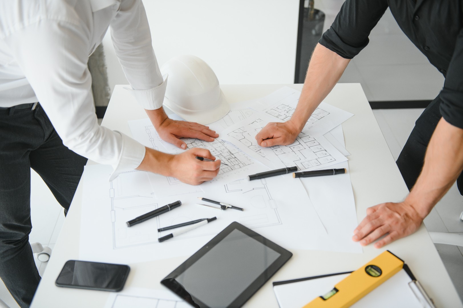 teamwork working on a project