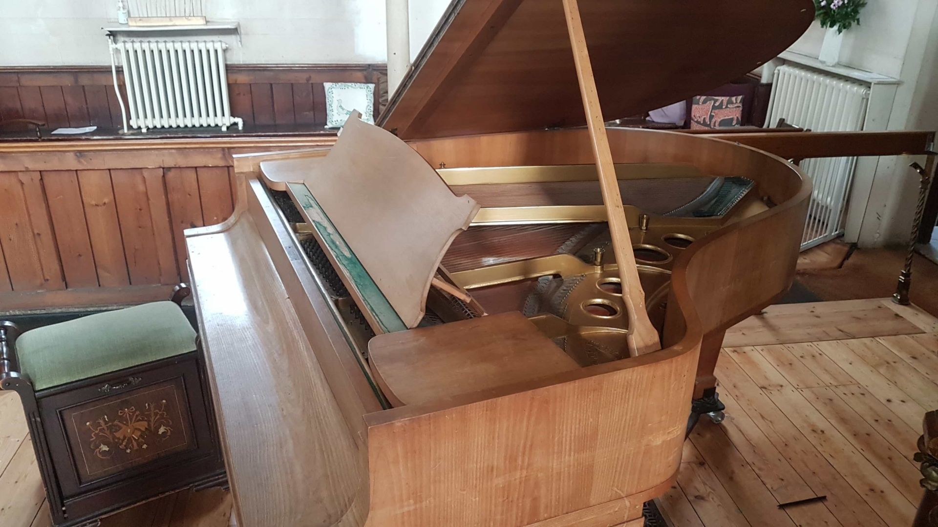 Hamburg steinway o in cherrywood