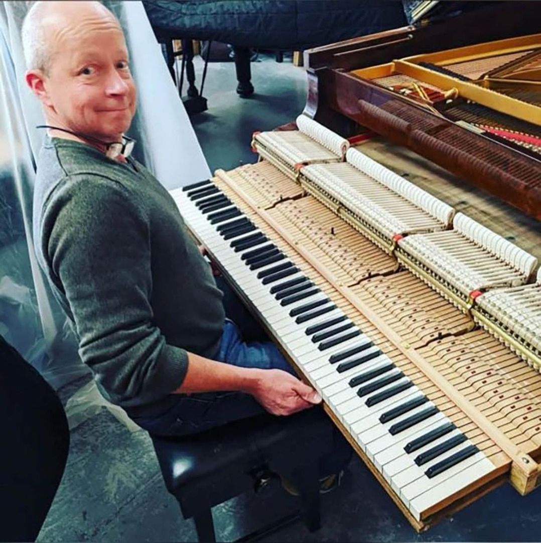 Man playing the piano