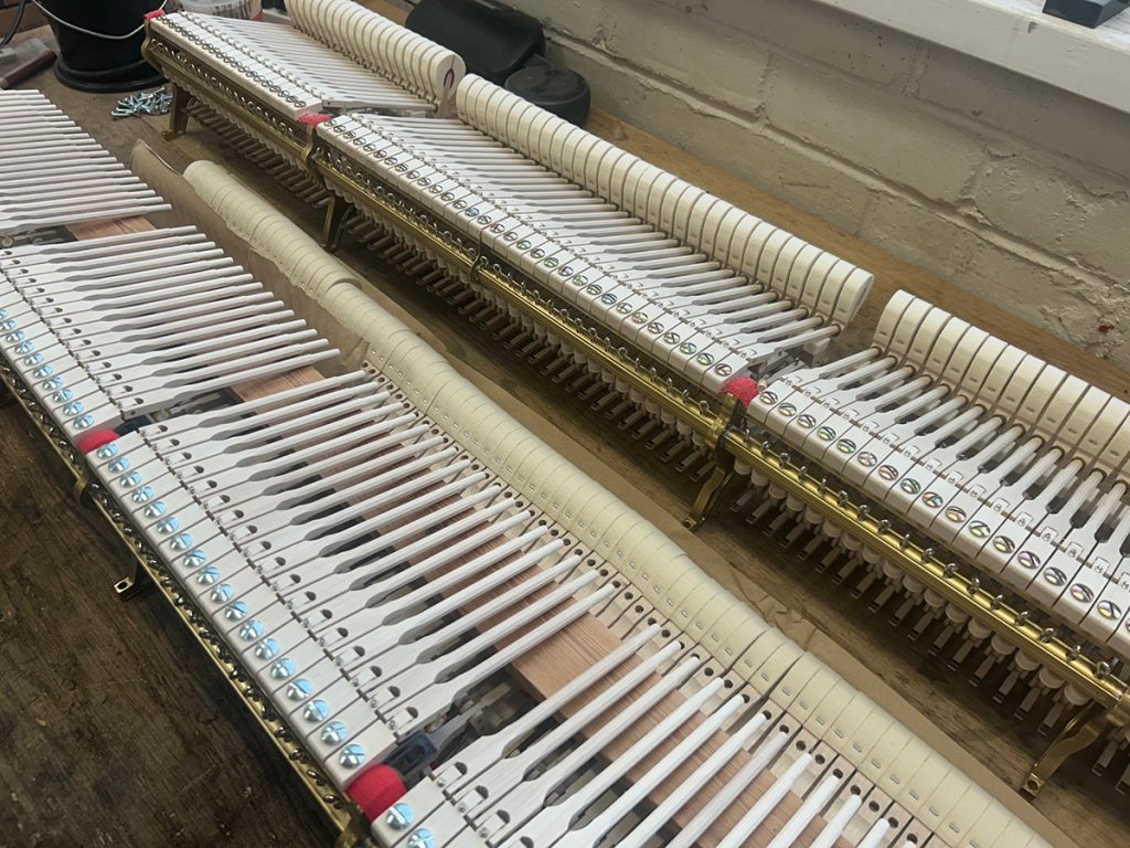 Inside a steinway piano