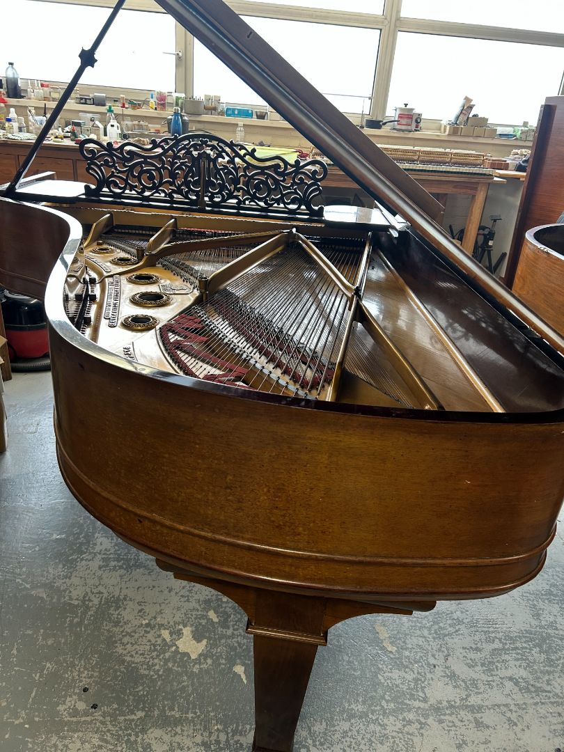 Piano view in the workshop