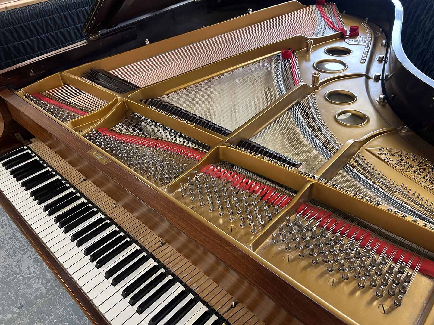 Top view of steinway o