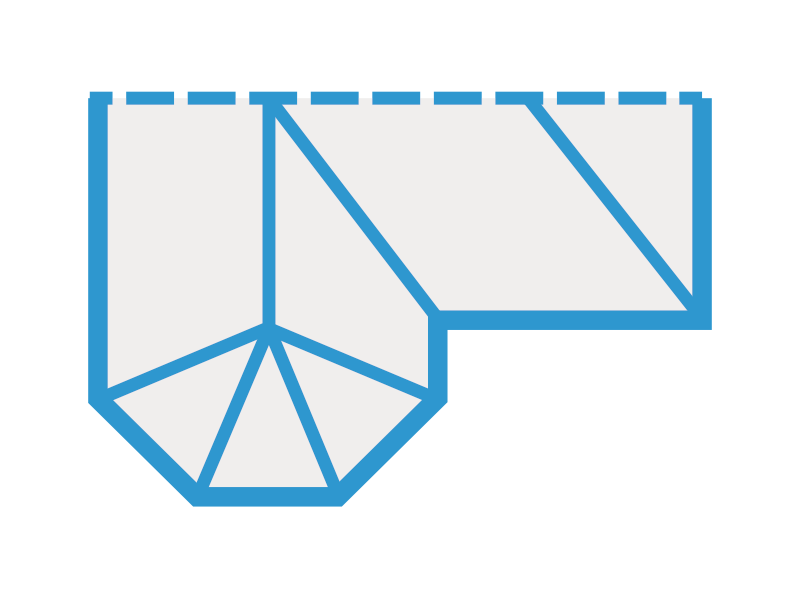 p shaped