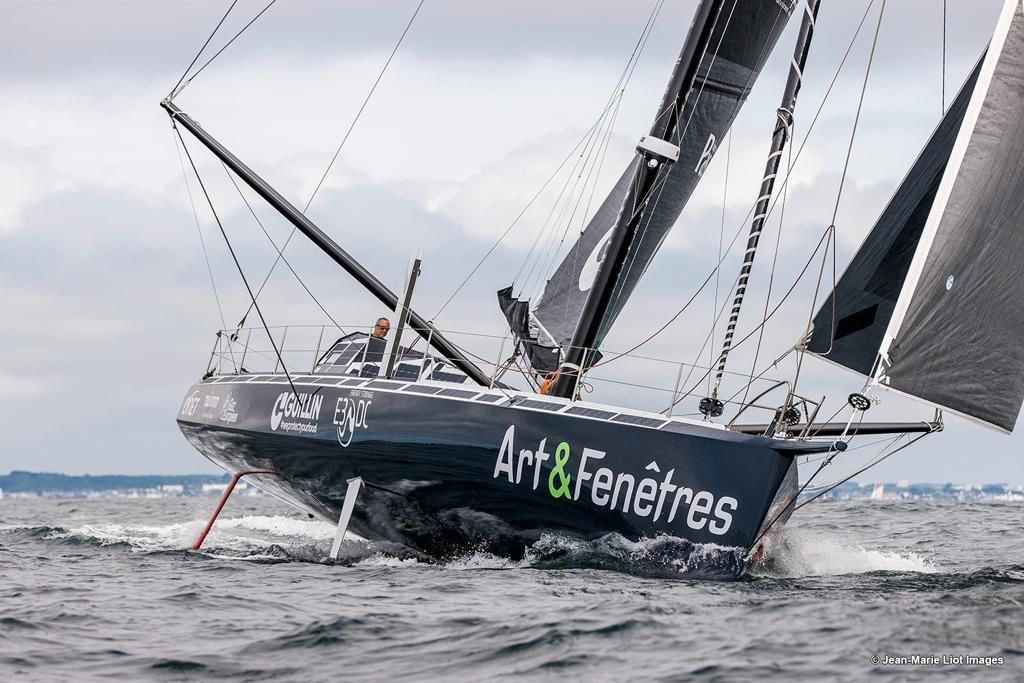IMOCA Open 60 Nexans Arts et Fenetre of Fabrice Amedeo designed by Owen Clarke Design has had a major refit for the 2024 Vendee Globe 