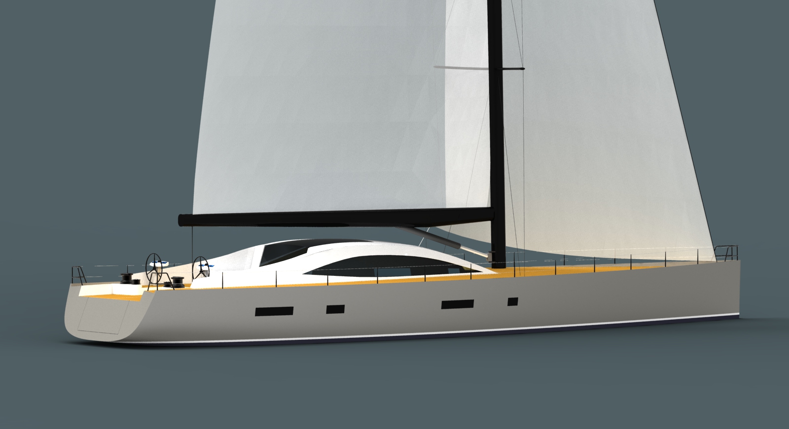Owen Clarke are designers who deliver fast custom cruising boat, advanced sailboat and superyacht design with style and reliability derived from our offshore and ocean racing background. This 30m blue water cruising design is at the upper end of what is considered a cruising yacht, and at the lower end in terms of size for a superyacht.
