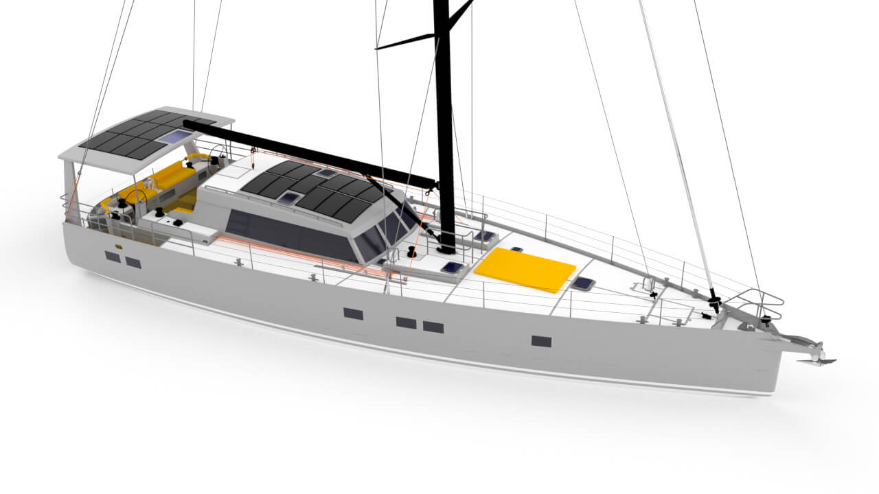 Sailing, explorer yacht, aluminium, KM, high latitude, expedition yacht, cruising, Owen Clarke