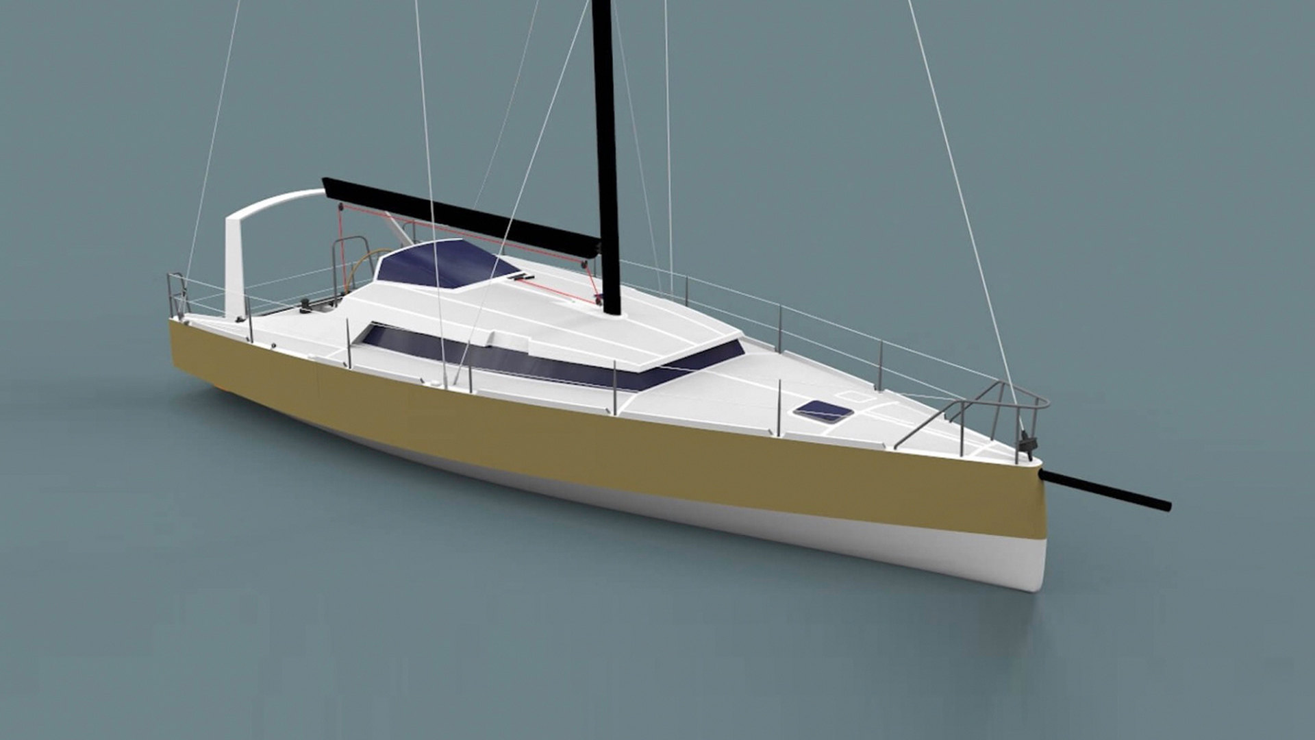 Owen Clarke Design are the designers of this custom 40 foot blue water lifting keel cruising yacht which is currently in-build at the  Alwoplast yard in Chile.