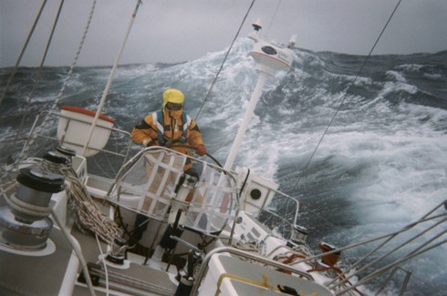 Heavy weather sailing, high latitudes in the Southern Ocean