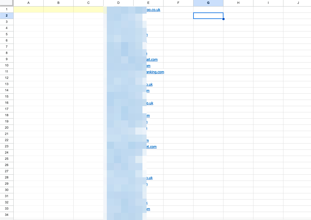 Bulk email address 3