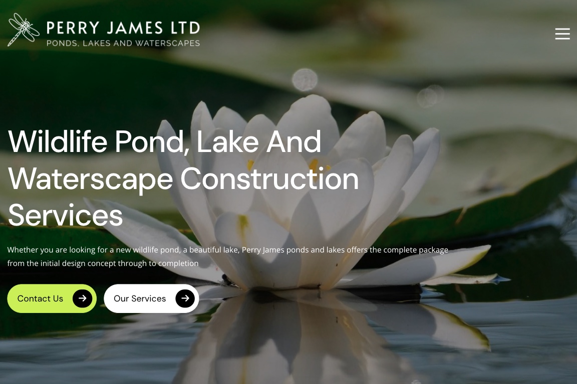 Perry James Desktop | Toolkit Websites Portfolio
