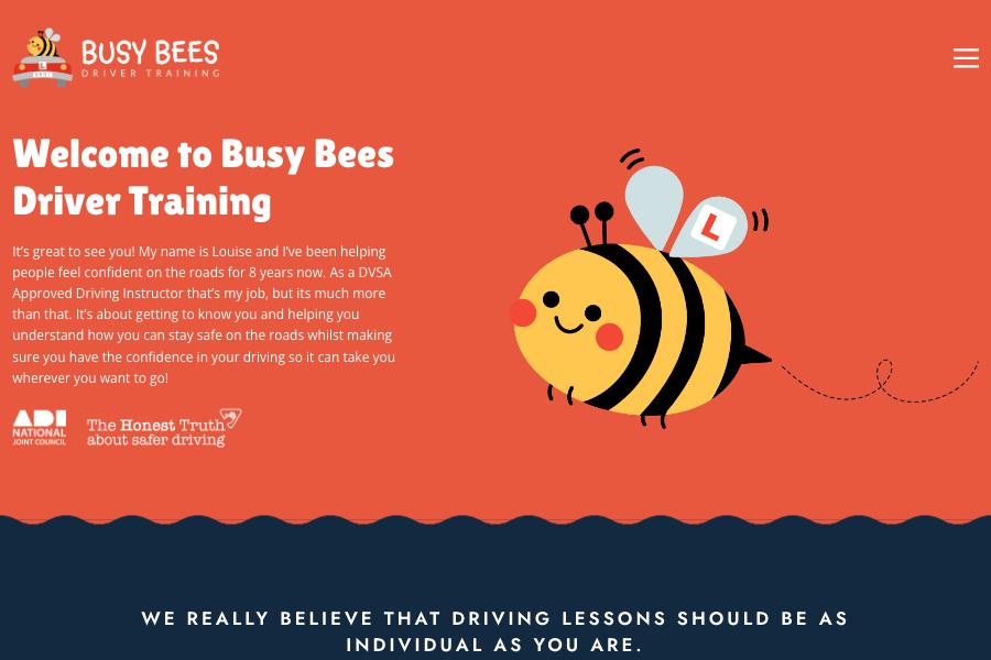 Busy Bees Desktop | Toolkit Websites Portfolio