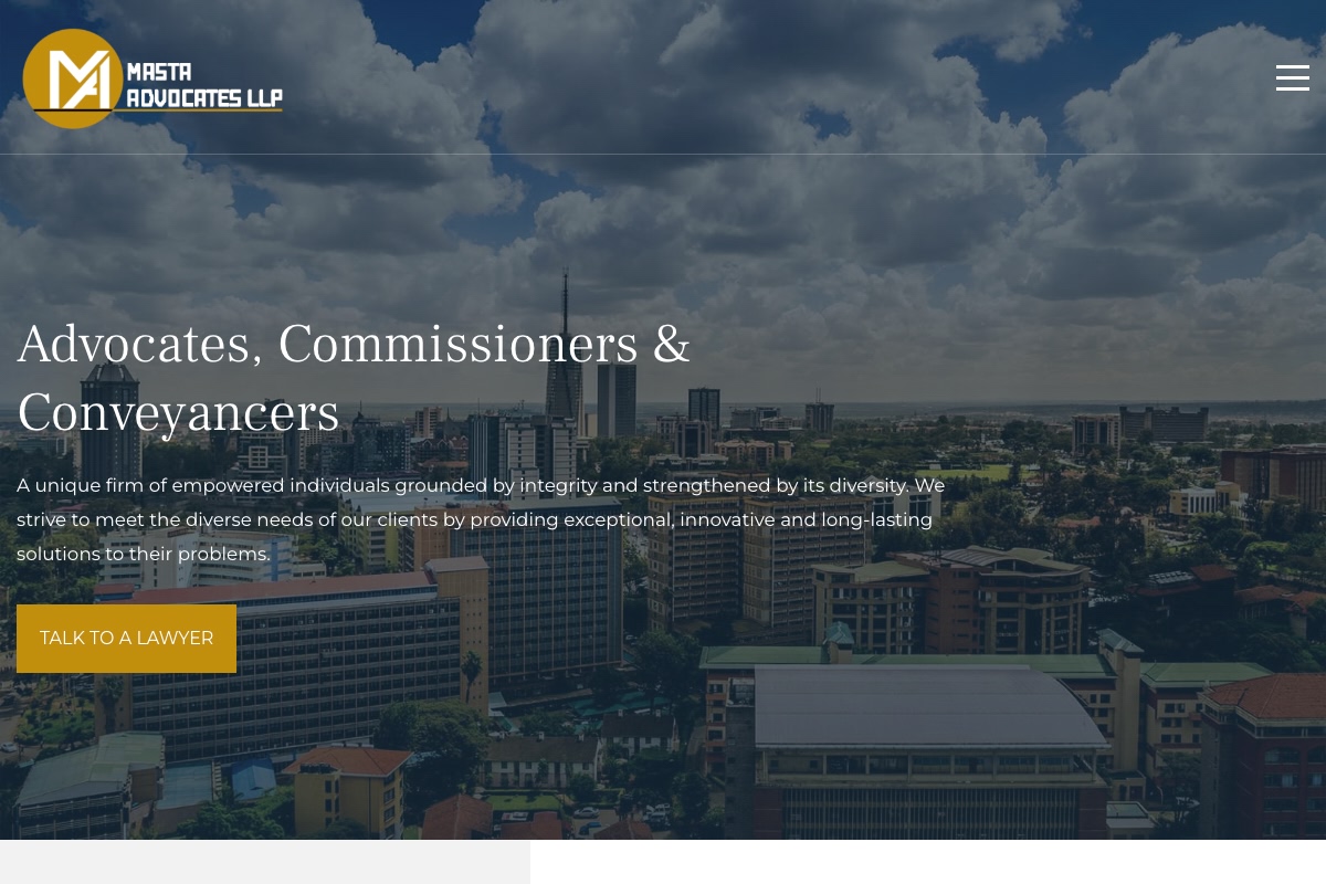 Masta Advocates Desktop | Toolkit Websites Portfolio