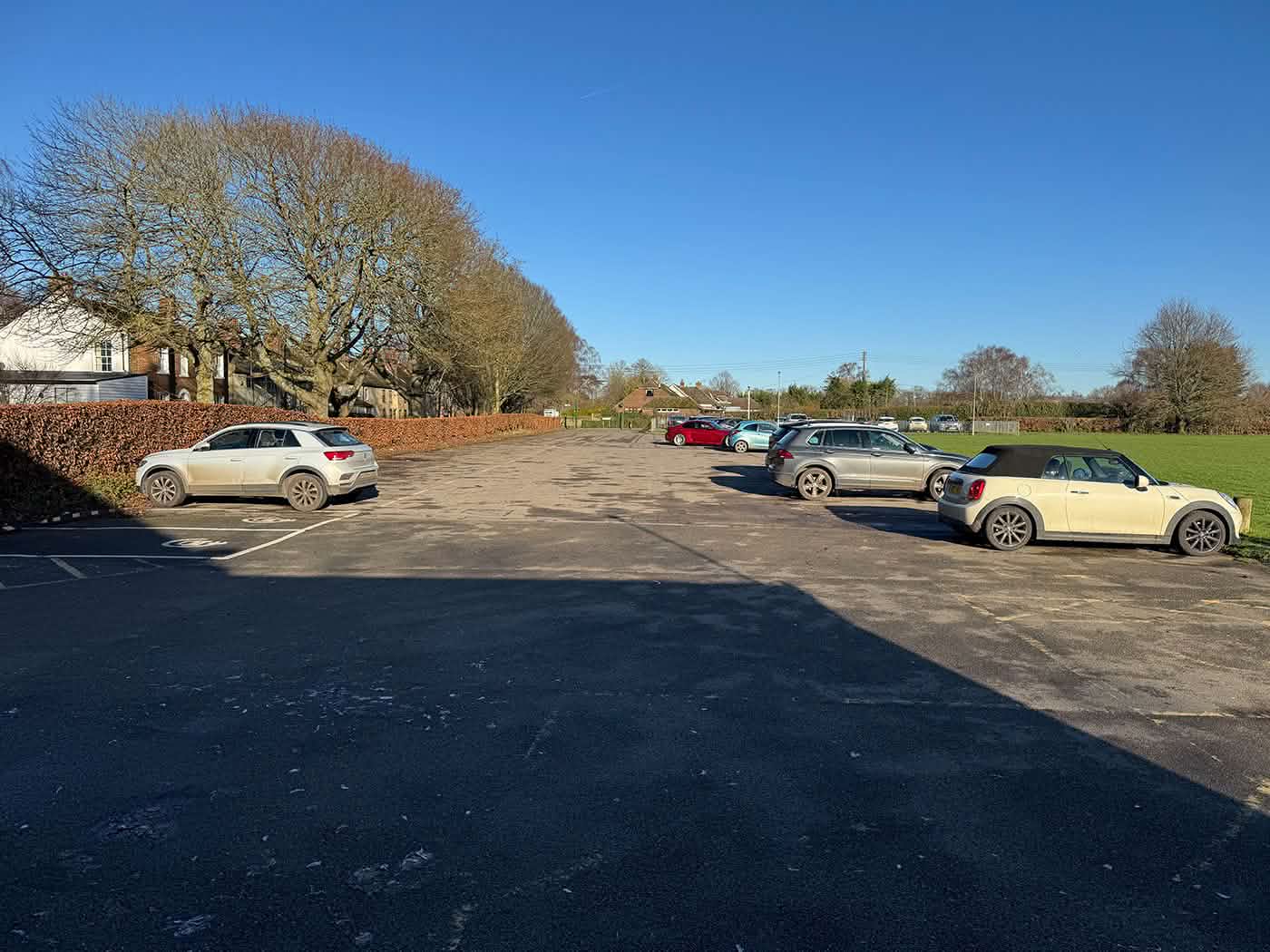 Village hall parking