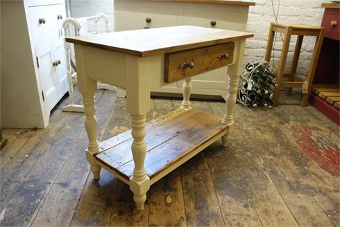 sideboard / telephone table with reclaimed pine details.

£325