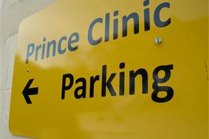 Prince Clinic has dedicated parking spaces at the rear of the building. Just follow the sign