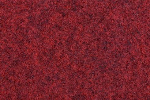 Red Hard wearing flat exhibition carpet