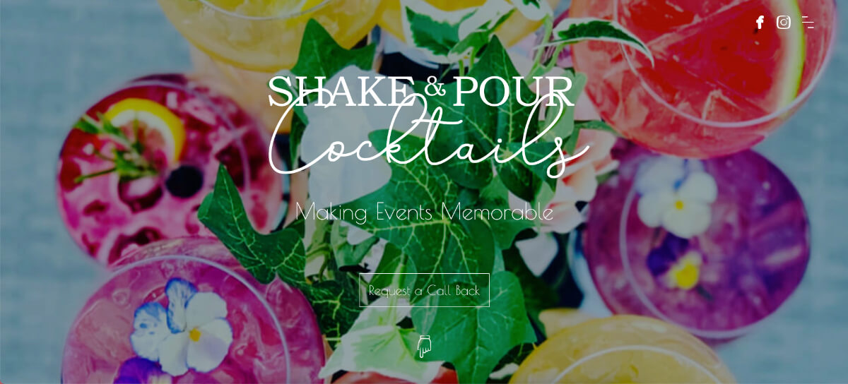 Shake & Pour Cocktails website of the month