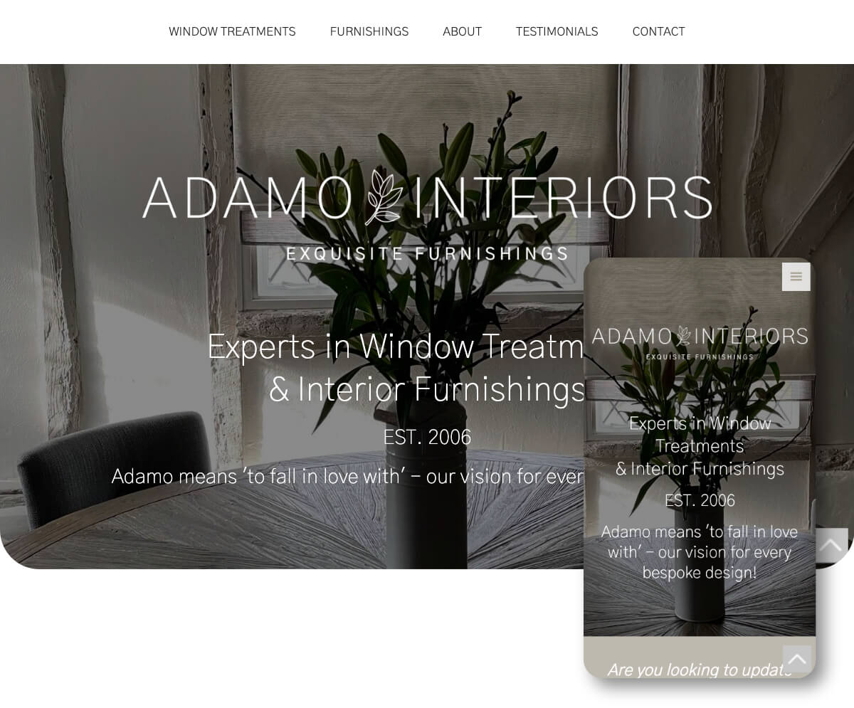 Adamo Interiors | Toolkit Websites Portfolio
