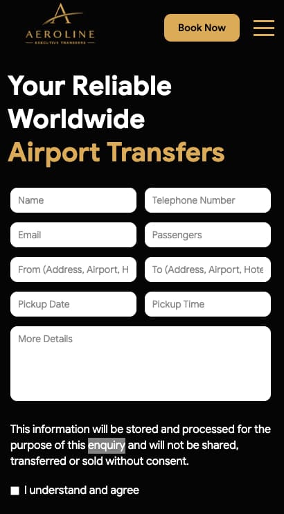 Aeroline Executive Transfers mobile