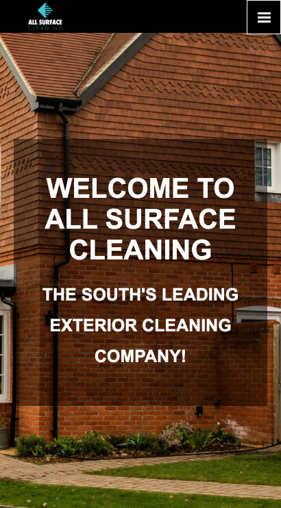 All Surface Cleaning Mobile | Toolkit Websites Portfolio