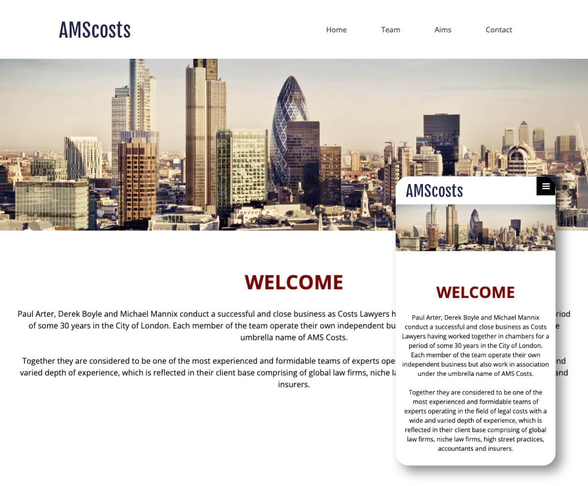 AMS Costs | Toolkit Websites Portfolio