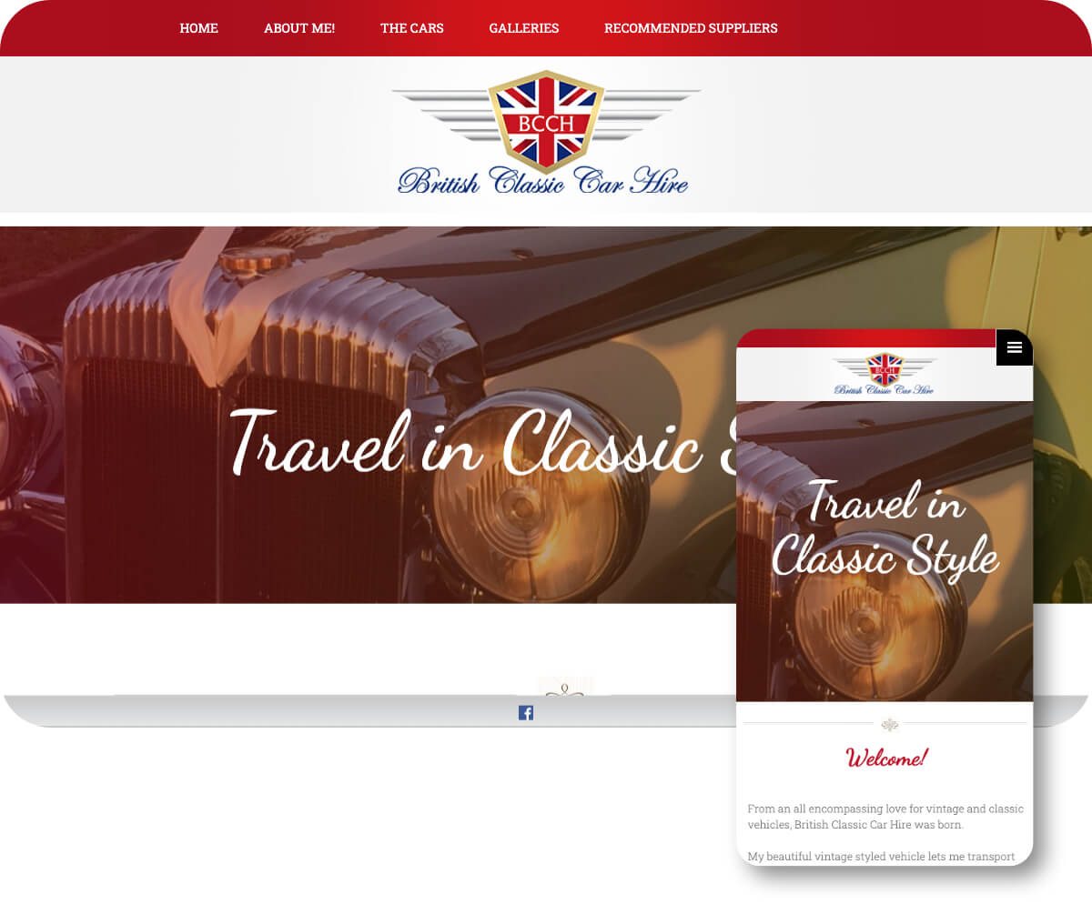 British Classic Car Hire | Toolkit Websites Portfolio