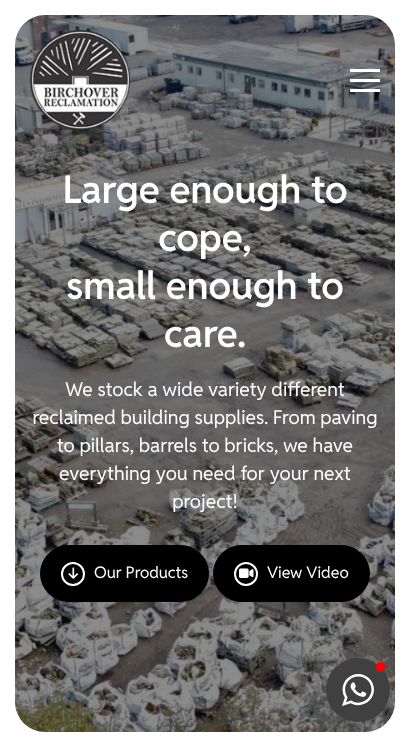 Birchover Reclamation mobile