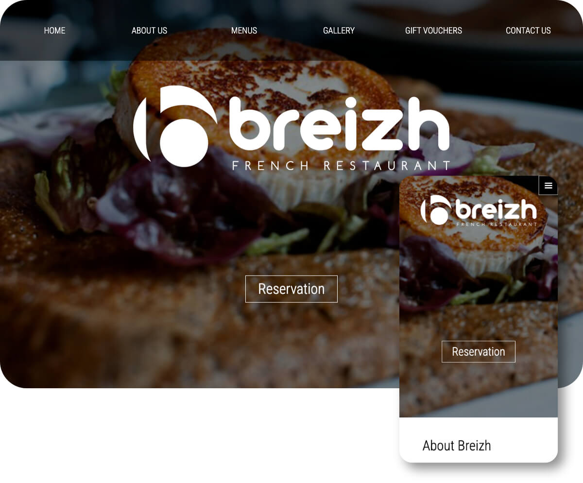 breizh French Restaurant | Toolkit Websites Portfolio