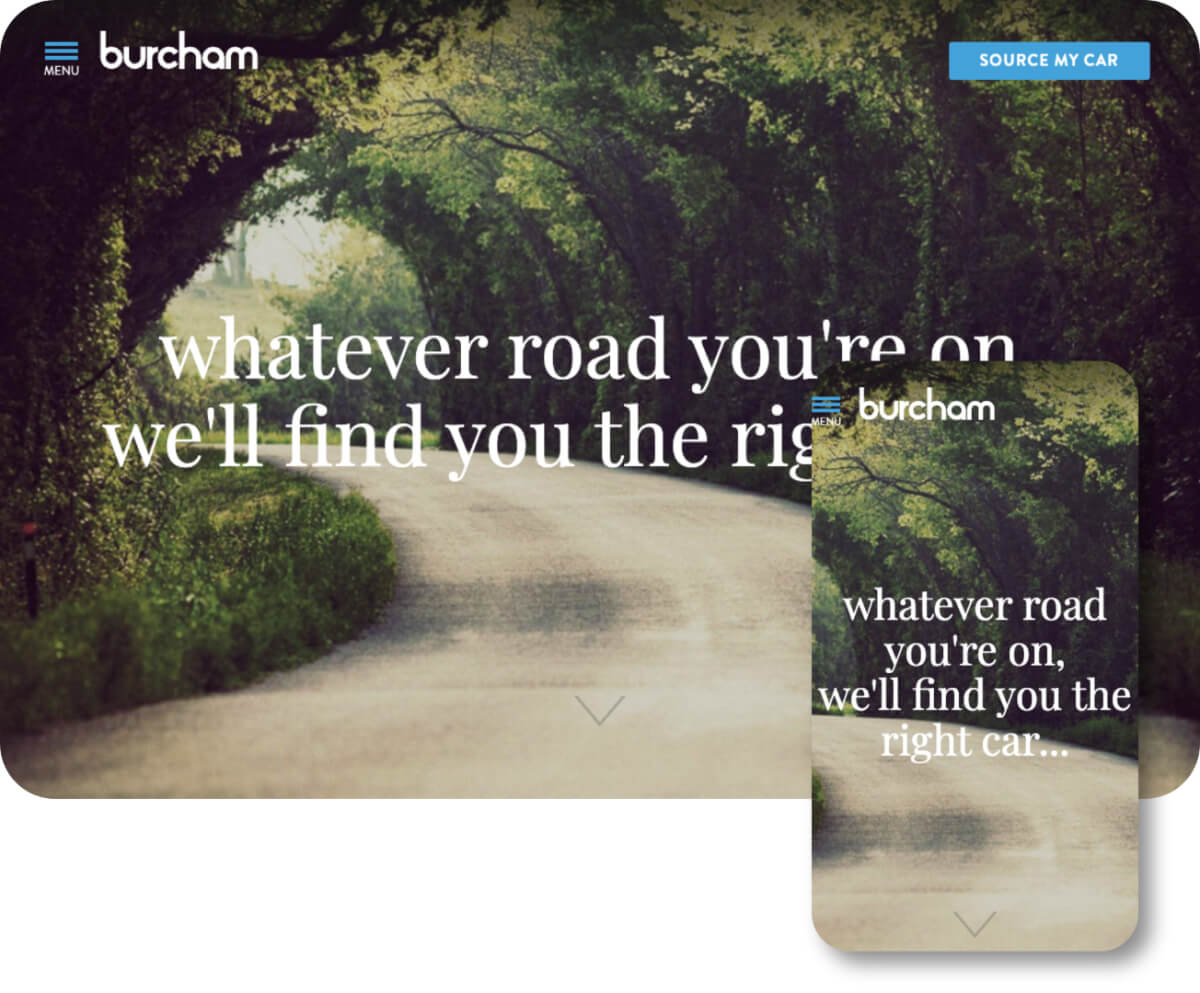 Burcham Car Sourcing | Toolkit Websites Portfolio