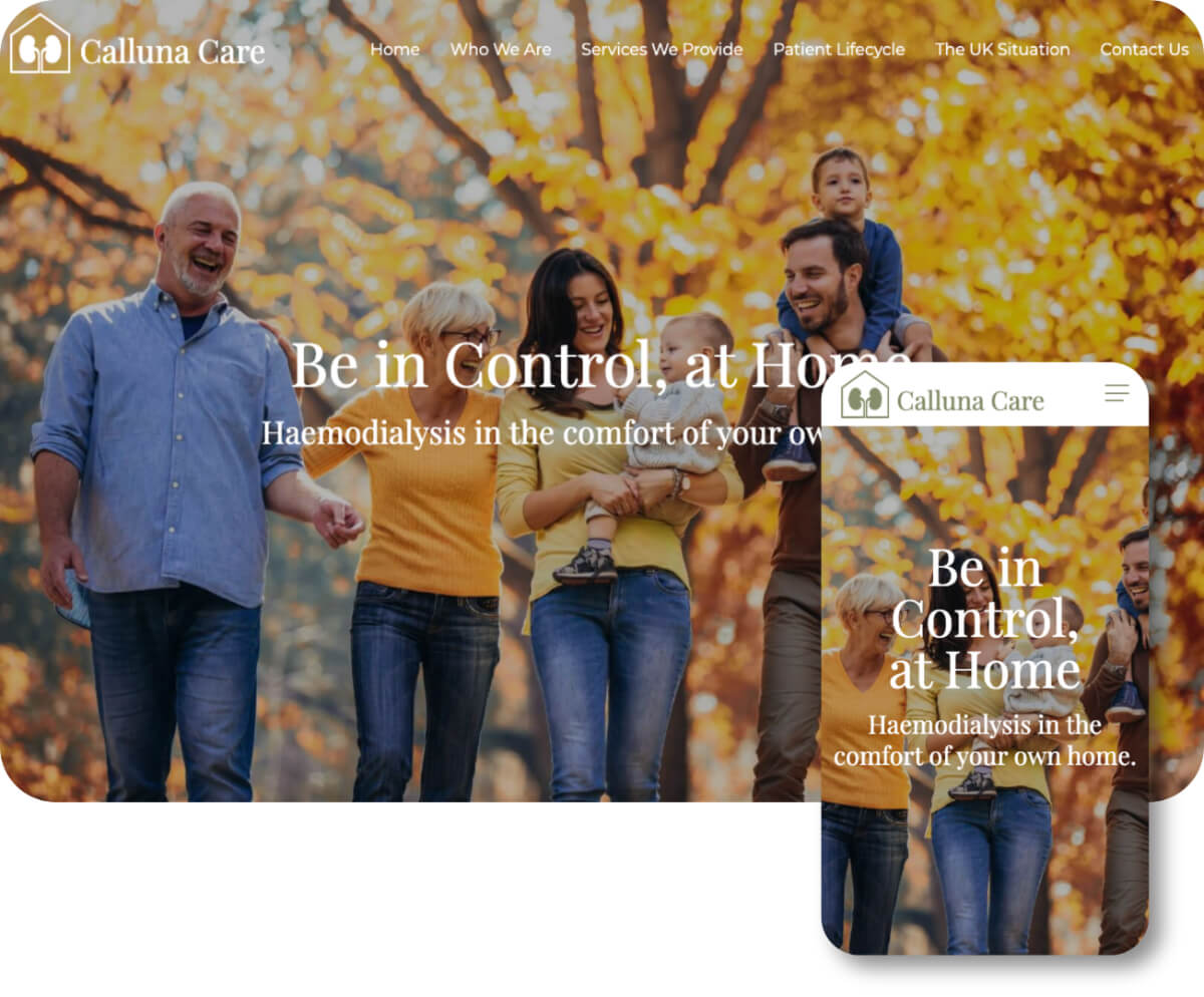 Calluna Care | Toolkit Websites Portfolio
