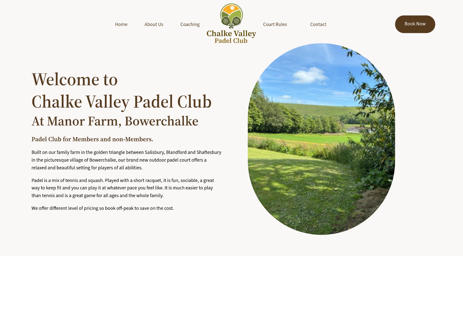 Chalke Valley Padel Club desktop