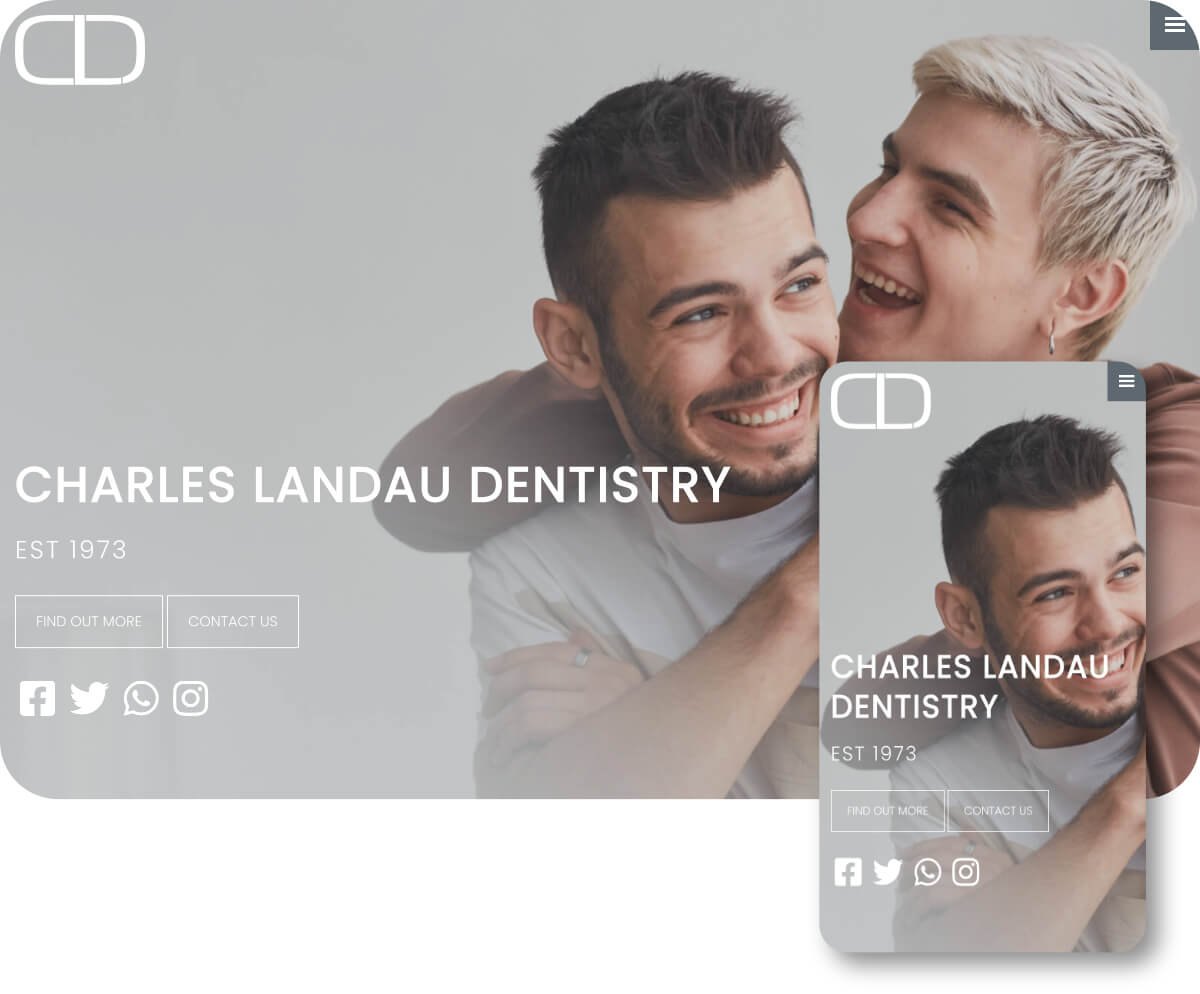 Charles Landau Dentistry | Toolkit Websites Portfolio