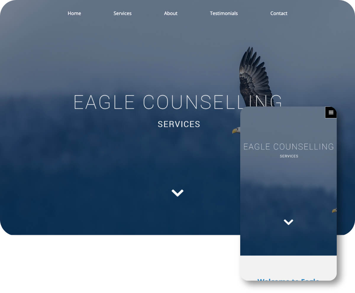 Eagle Counselling Services | Toolkit Websites Portfolio