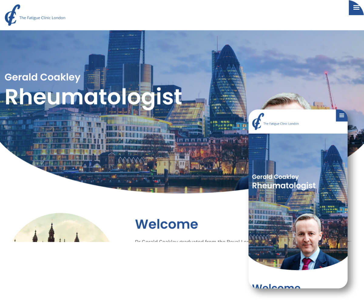 The Fatigue Clinic London | Toolkit Websites Portfolio