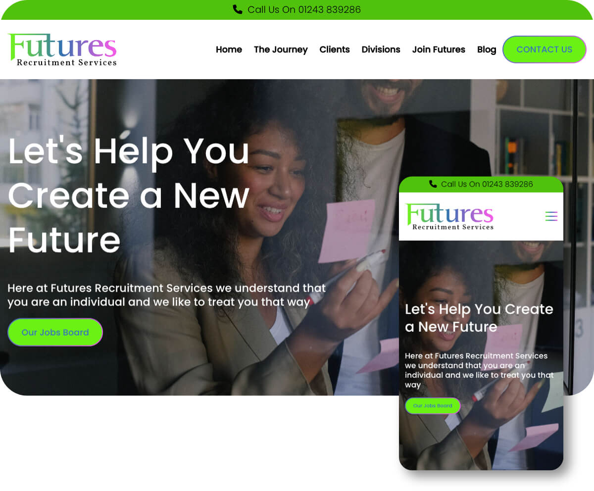 Futures Recruitment Services | Toolkit Websites Portfolio
