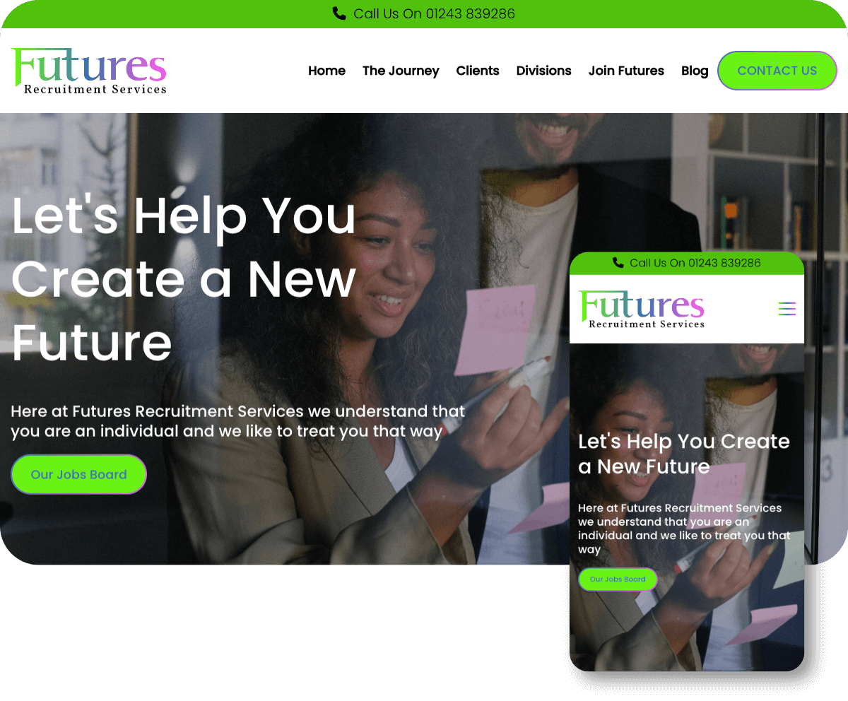 Futures Recruitment Services | Toolkit Websites Portfolio