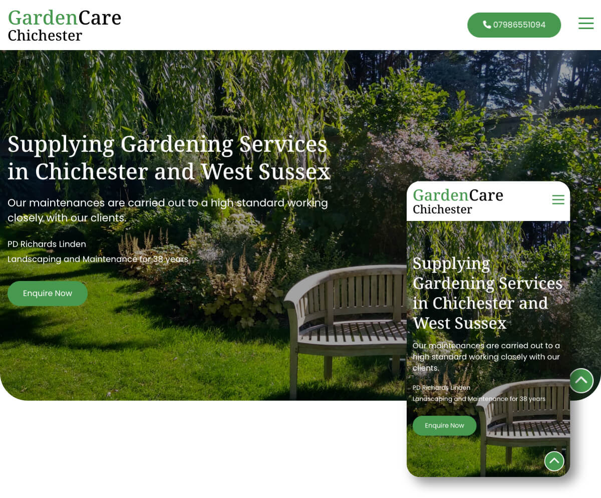 Garden Care | Toolkit Websites Portfolio