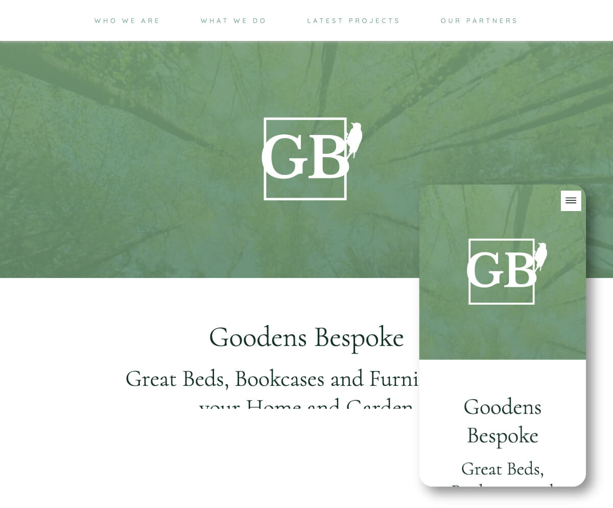 Goodens Bespoke | Toolkit Websites Portfolio
