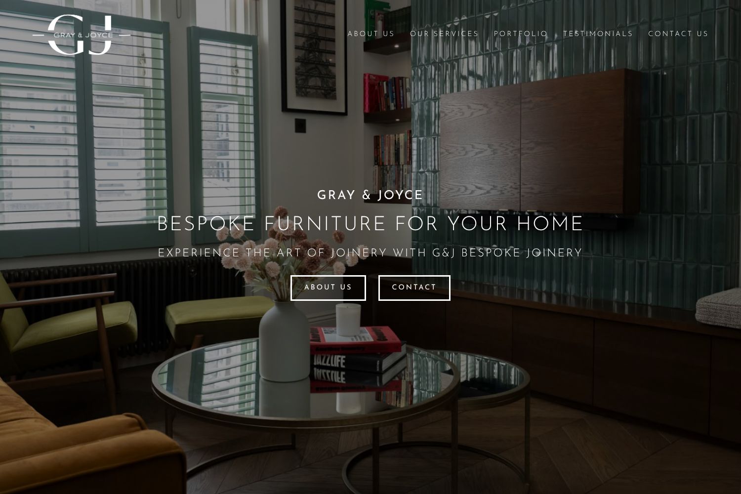 Gray & Joyce Desktop | Toolkit Websites Portfolio